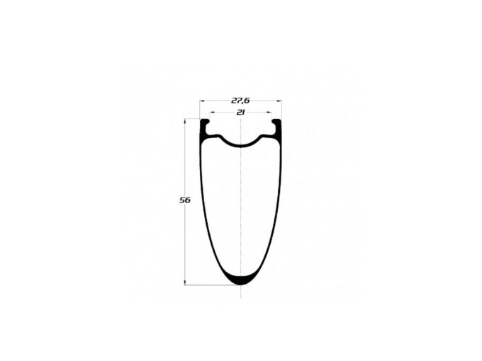Outlet DUKE Rim 28″ Baccara Ultra 56C SLS2 Disc UD-Carbon symmetric