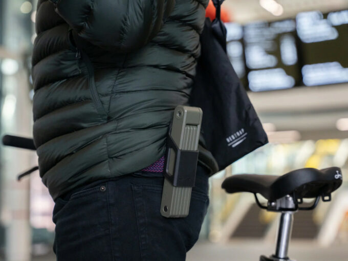 Featured HIPLOK folding lock Switch green | 85 cm