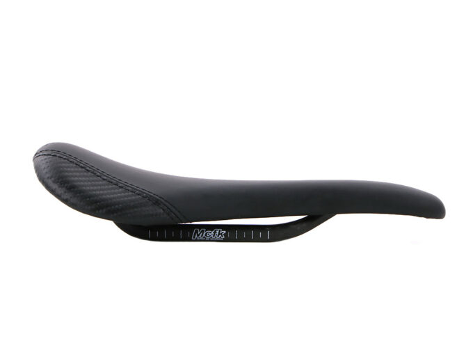 Latest MCFK Saddle Leather Saddle Carbon | padded black