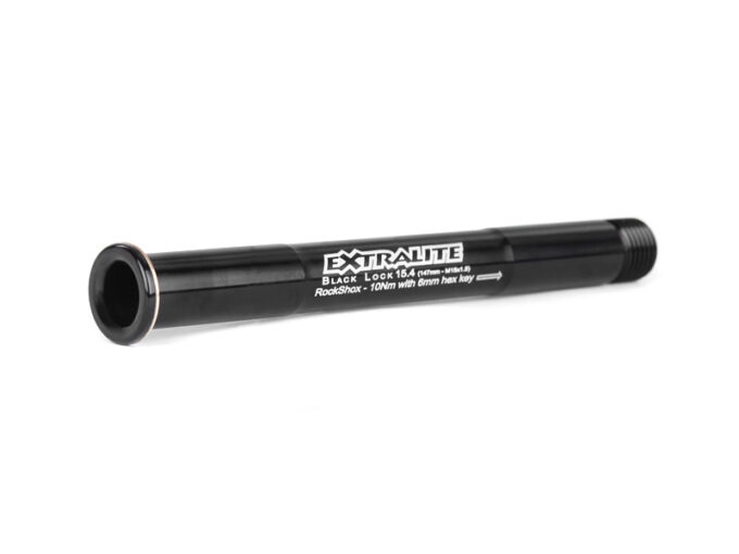 Special EXTRALITE Thru Axle Black Lock 15.4 | QR15 for ROCK SHOX
