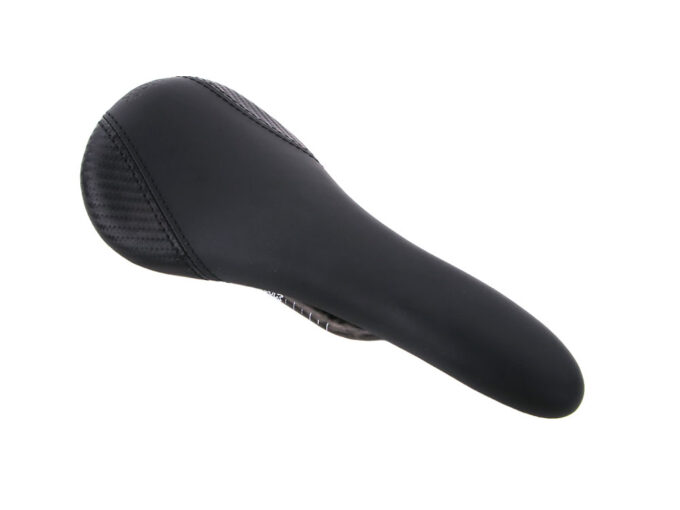 Latest MCFK Saddle Leather Saddle Carbon | padded black