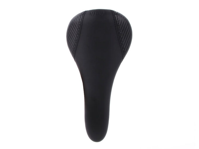 Latest MCFK Saddle Leather Saddle Carbon | padded black