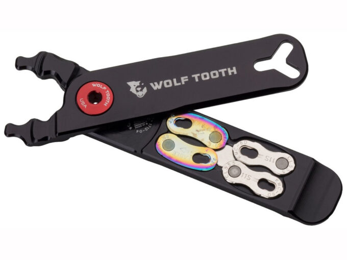 Closeout Sale WOLFTOOTH Multi Tool Master Link Combo Pliers | red