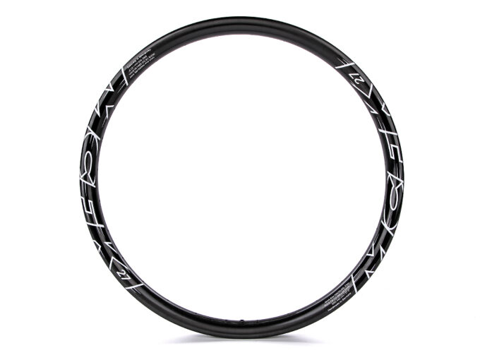 Discount MCFK Rim 27,5″ MTB Clincher Carbon 25 mm inner Wide UD-Look | matte / Decals white