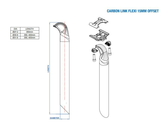 Sales RITCHEY Seatpost Superlogic One Bolt Carbon 31.6 mm