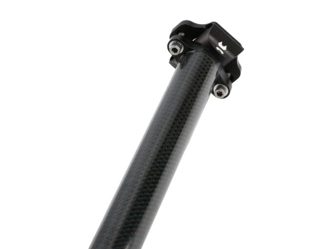 Promotion LEONARDI RACING Seatpost BO Midnite blue 3K Carbon 500 mm | 0° Offset