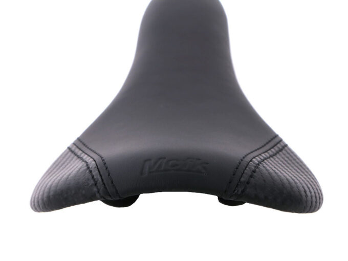 Latest MCFK Saddle Leather Saddle Carbon | padded black