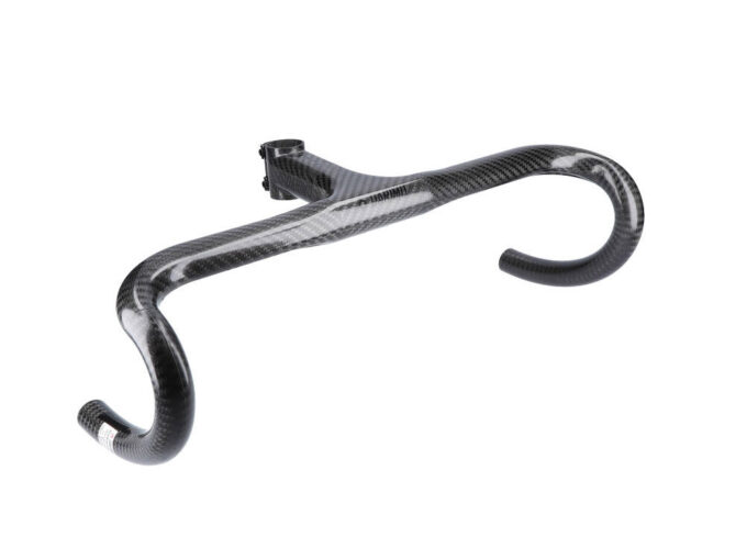 Closeout Sale DARIMO CARBON Stem-Handlebar-Unit Nexum Carbon Road | 3k glossy / Decals black
