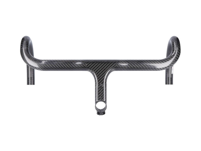Closeout Sale DARIMO CARBON Stem-Handlebar-Unit Nexum Carbon Road | 3k glossy / Decals black