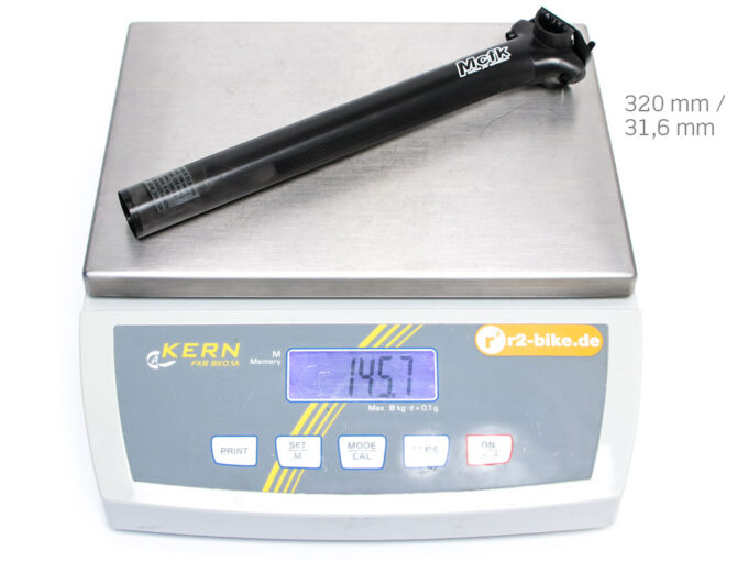 Sales MCFK Seatpost Carbon Offset UD | matte 31,6 mm