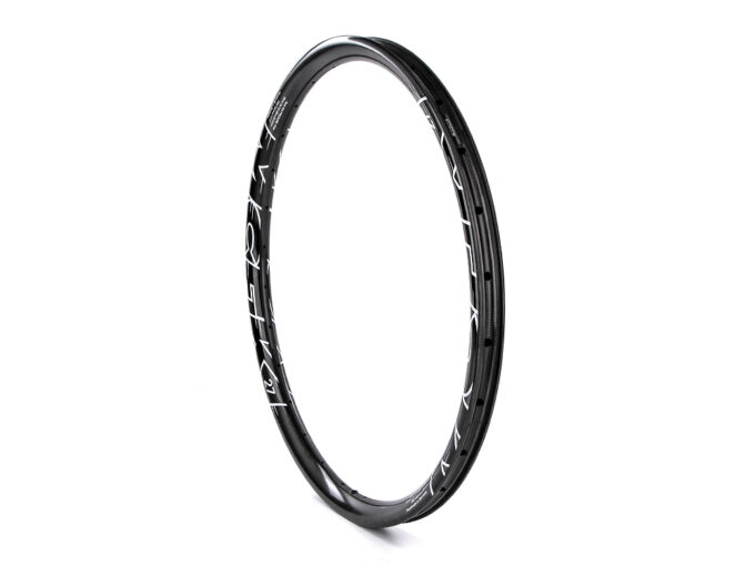 Discount MCFK Rim 27,5″ MTB Clincher Carbon 25 mm inner Wide UD-Look | matte / Decals white
