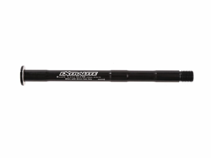 Promotion EXTRALITE Thru Axle Black Lock 12.4RB | 12×142 mm for Giant Rennrad/Road