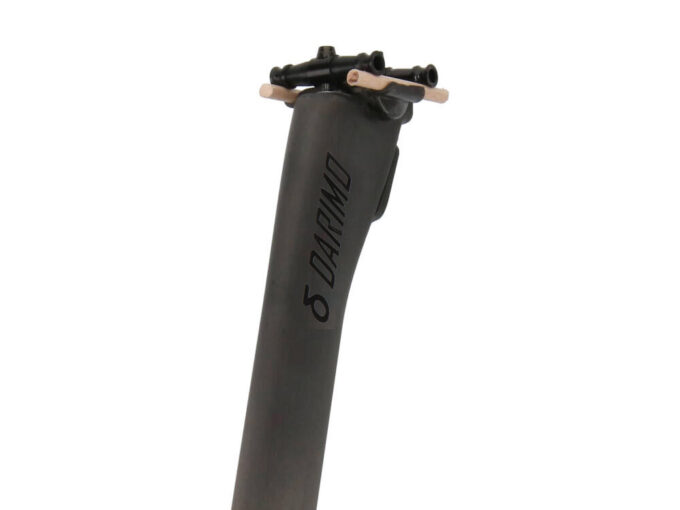 Closeout Sale DARIMO CARBON Seatpost T1 Aero UD matte / black for Specialized Tarmac SL7 from 2021 | 15 mm Offset Di2