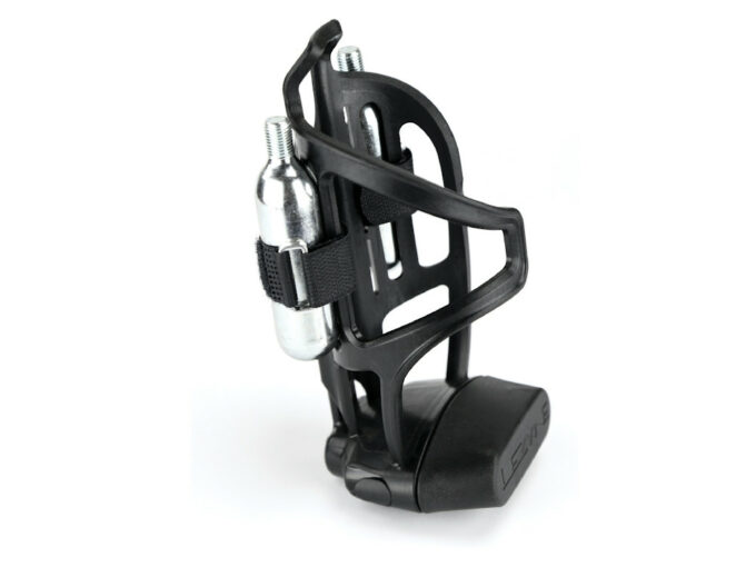 Special LEZYNE Bottle Cage with Mini Bag Tubeless Flow | incl. Multitool and CO2 Cartridges