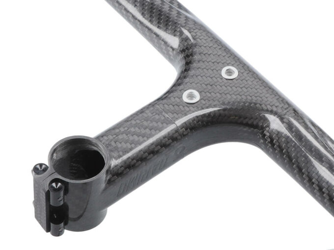 Closeout Sale DARIMO CARBON Stem-Handlebar-Unit Nexum Carbon Road | 3k glossy / Decals black