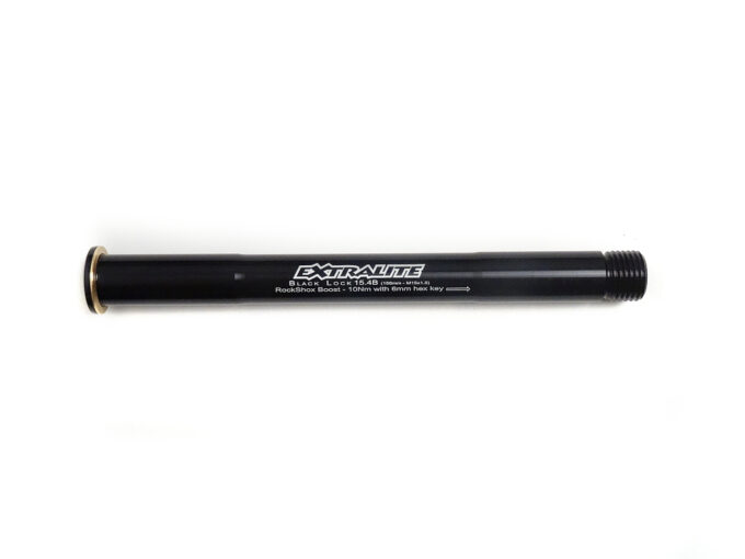 Latest EXTRALITE Thru Axle Black Lock 15.4B | QR15 for ROCK SHOX BOOST