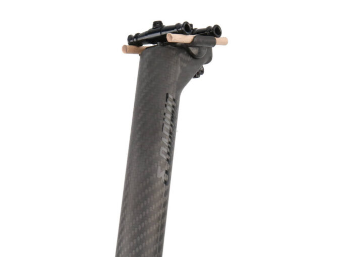 Outlet DARIMO CARBON Seatpost T2 SB 15 mm Offset | 3K matte / black | 27,2 mm