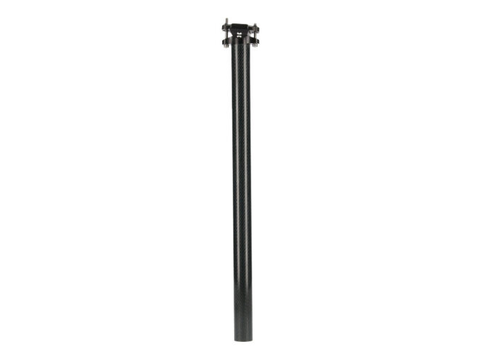 Promotion LEONARDI RACING Seatpost BO Midnite blue 3K Carbon 500 mm | 0° Offset