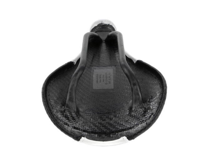 Latest MCFK Saddle Leather Saddle Carbon | padded black