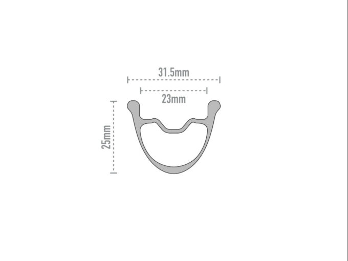 Limit Offer ENVE Rim 28″ Gravel G23 700C Disc | 24 Holes