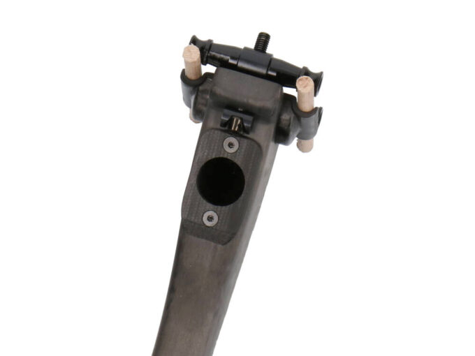 Closeout Sale DARIMO CARBON Seatpost T1 Aero UD matte / black for Specialized Tarmac SL7 from 2021 | 15 mm Offset Di2